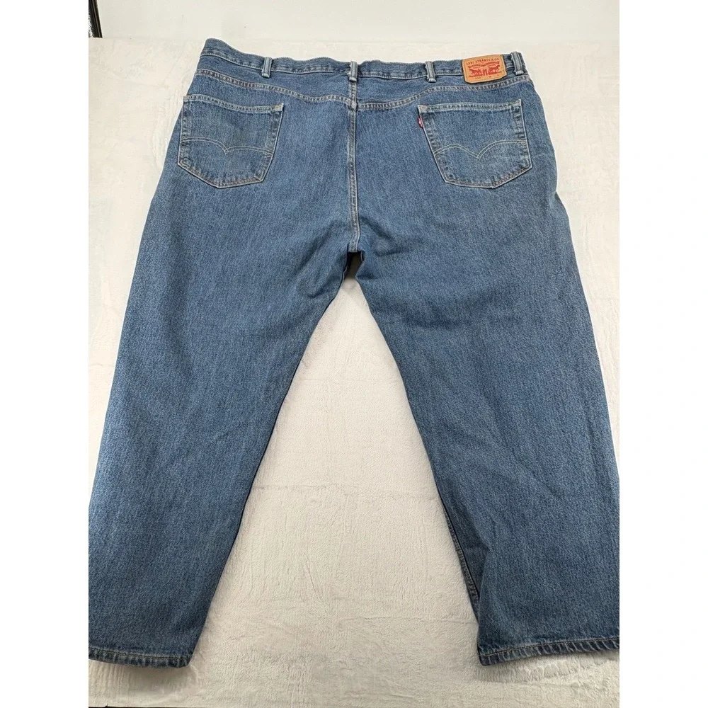 Levi's 550 Jeans Mens 52x29 Relaxed Fit Blue Denim Medium Wash‎ 01550-4891